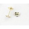 Pendientes Oro Bicolor Corazon