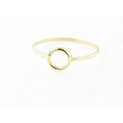 Sortija Oro Rosa Diamante