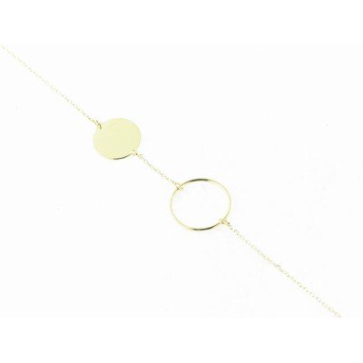 Pulsera Oro Disco