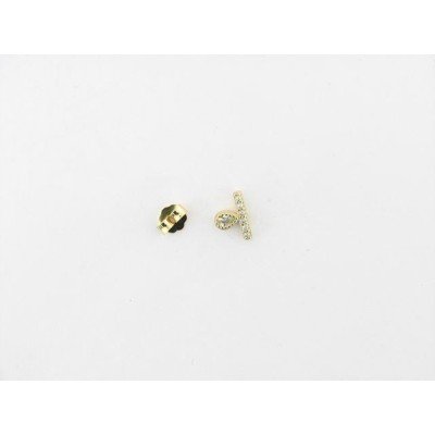 Lineargent piercing plata chapada circonitas