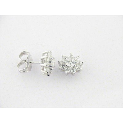 Camaleoni Pendientes Plata Zirconitas