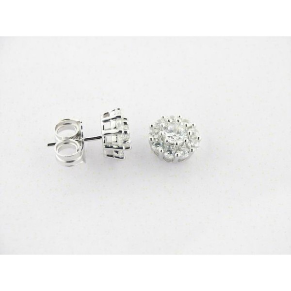 Camaleoni Pendientes Plata Zirconitas