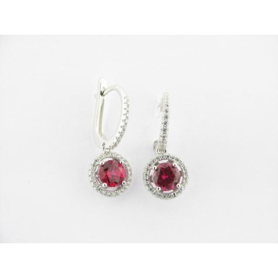 Camaleoni Pendientes Plata Piedras