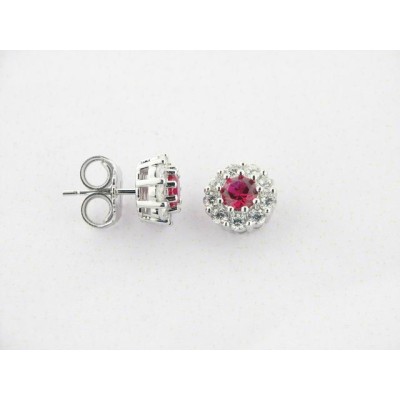 Camaleoni Pendientes Plata Piedras
