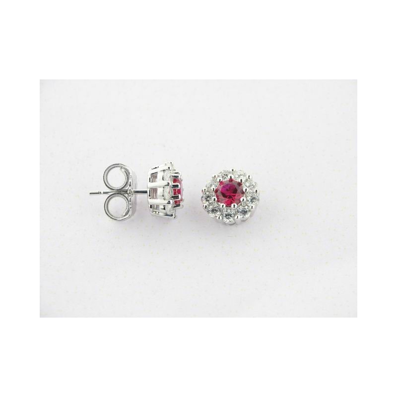 Camaleoni Pendientes Plata Piedras