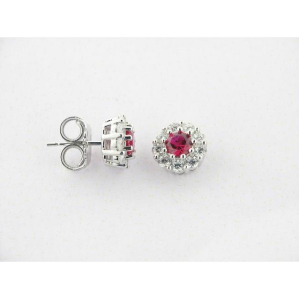 Camaleoni Pendientes Plata Piedras