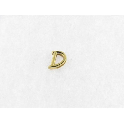 Viceroy motivo "D" acero chapado