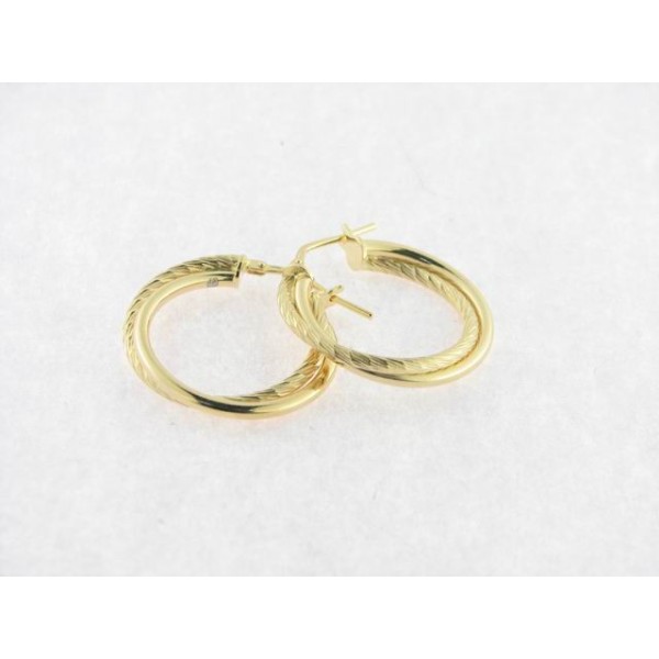 Naiomy pendientes aro plata chapada