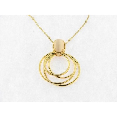 Naiomy colgante plata chapada con cadena