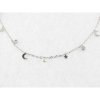 Lineargent gargantilla plata perlas circonitas