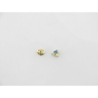 Lineargent piercing plata chapada piedras
