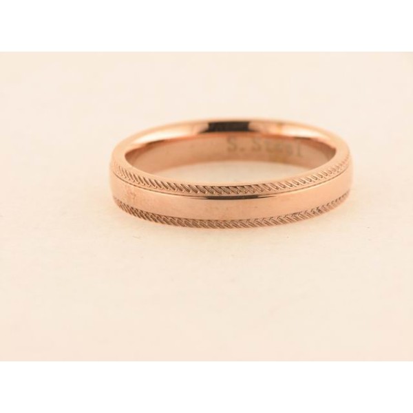 Lotus Anillo Acero Chapado