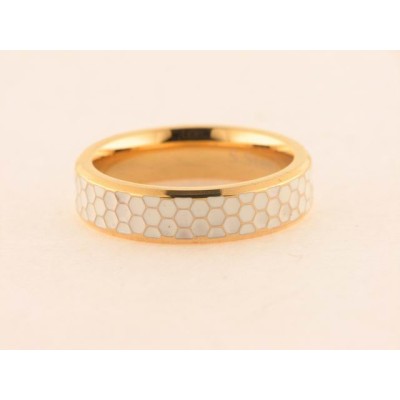 Lotus Anillo Acero Chapado