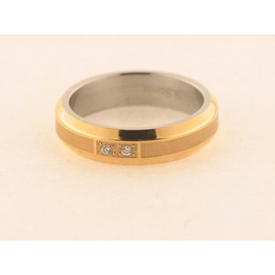 Lotus Anillo Acero Chapado