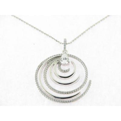 Linea argent colgante plata ziconitas con cadena