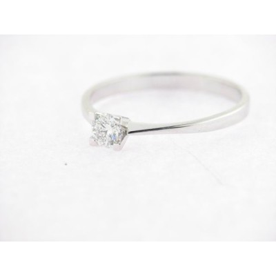 Sortija Oro Blanco Diamante