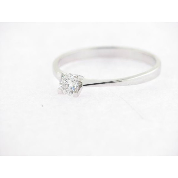 Sortija Oro Blanco Diamante
