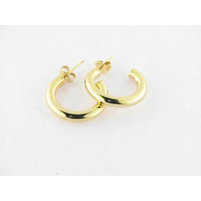 Pendientes Aro Plata Chapada