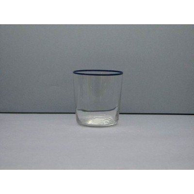 Vasos Vidrio Filo Azul Pack 6 **