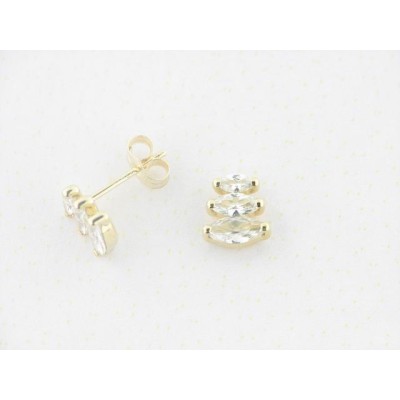 Pendientes Oro Piedras