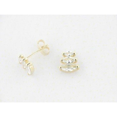Pendientes Oro Piedras