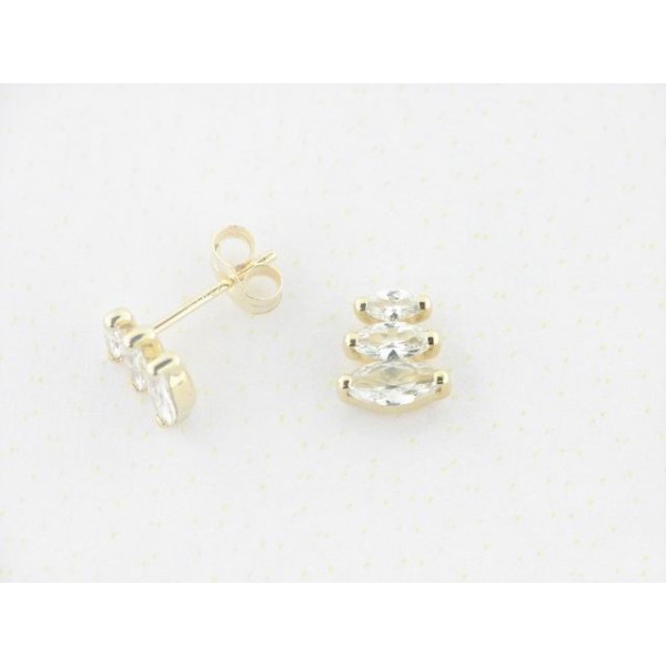 Pendientes Oro Piedras