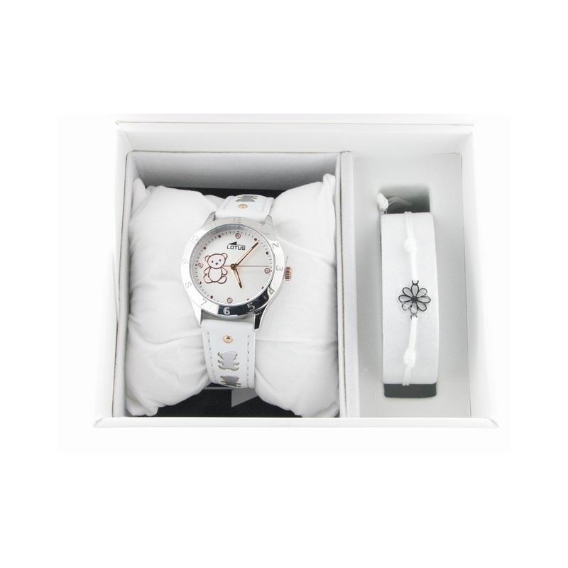 Lotus Agujas Acero Piel