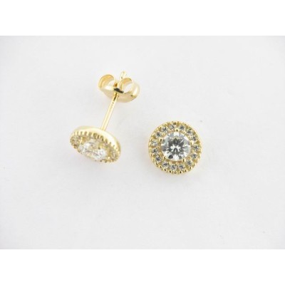Pendientes Oro Piedras