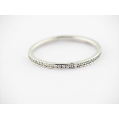 Sortija Oro Blanco Piedras