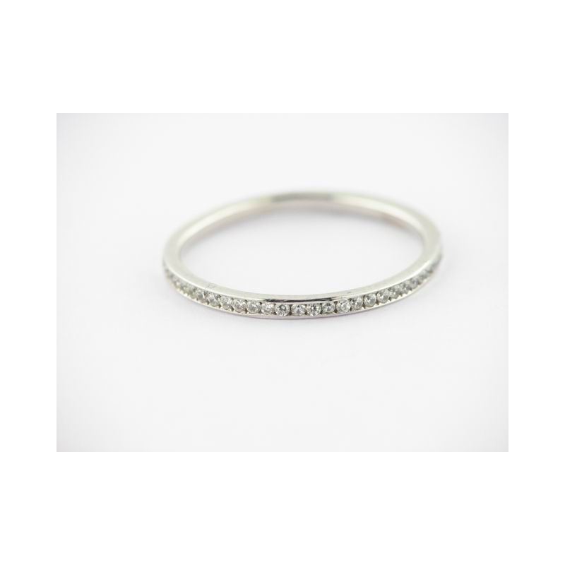 Sortija Oro Blanco Piedras
