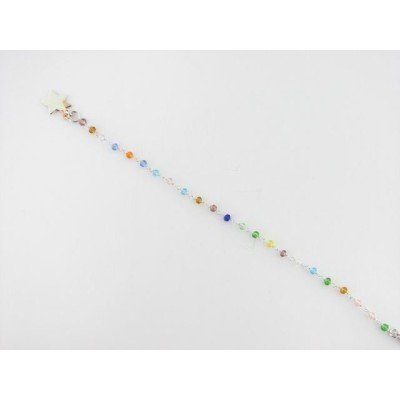 Pulsera plata cristal