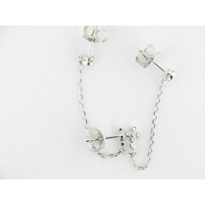 Pendientes plata circonitas