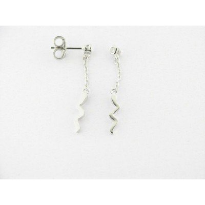 Pendientes plata circonita