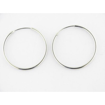 Pendientes aro plata