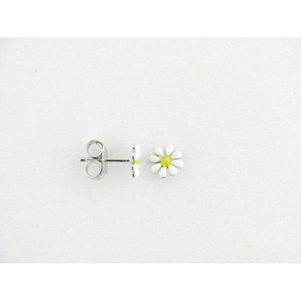 Pendientes plata esmalte