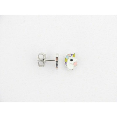 Pendientes plata esmalte