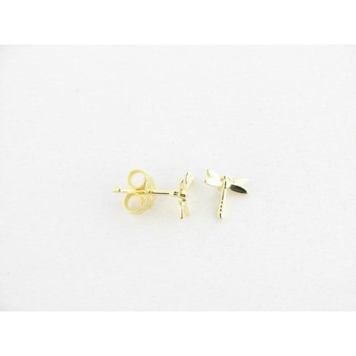 Pendientes plata chapada