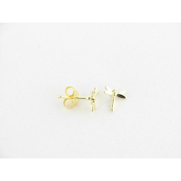 Pendientes plata chapada