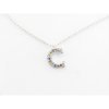 Lotus colgante plata inicial c
