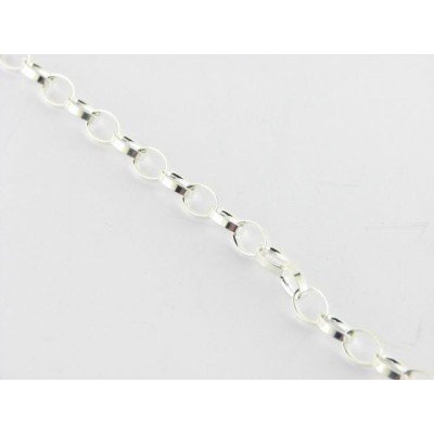 Cadena plata 60 cm