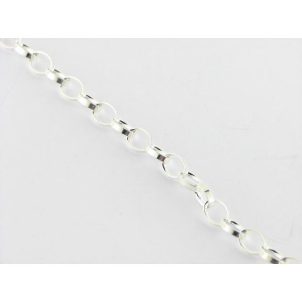 Cadena plata 60 cm
