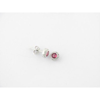 Pendientes plata circonitas