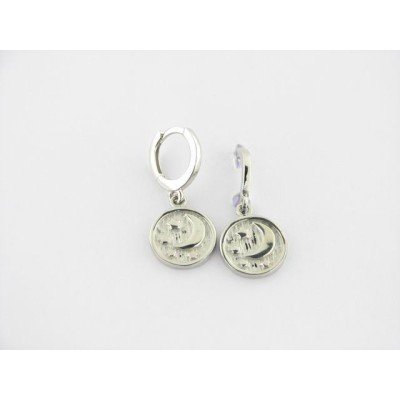 Pendientes aro plata