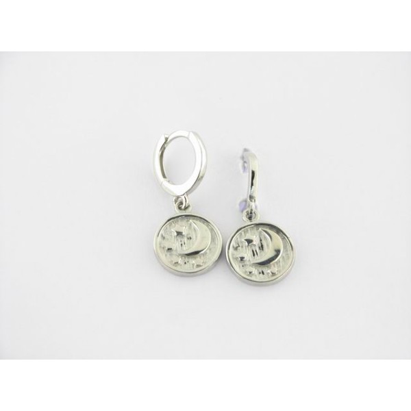 Pendientes aro plata