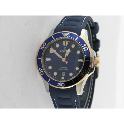 Festina Agujas Acero Caucho