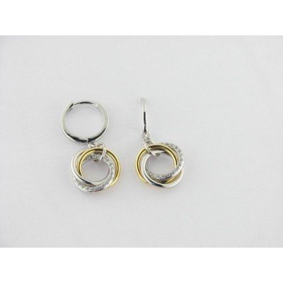 Viceroy Pendientes Aro Plata Circonitas