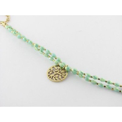 Viceroy Pulsera Acero Chapado Piedras