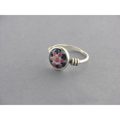 Anillo nº 1 boton plata