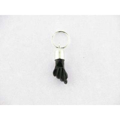 Colgante figa plata azabache