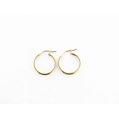Viceroy Pendientes Aro Plata Chapada